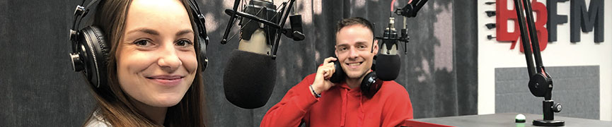 Rozhovory v štúdiu BB FM rádia Image