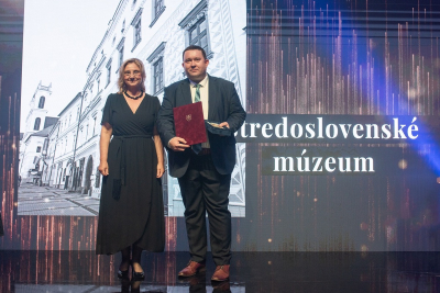 Cenu ministerky kultúry Slovenskej republiky za rok 2022 získalo Stredoslovenské múzeum