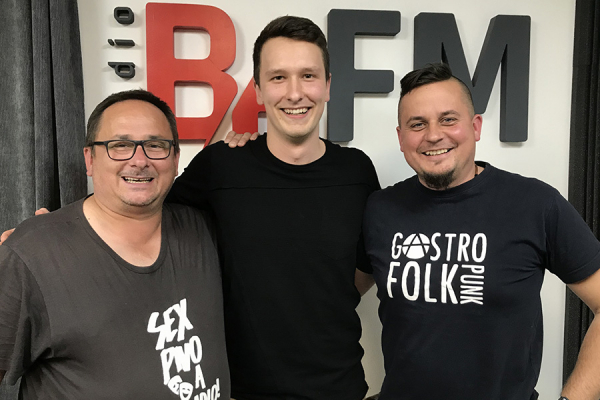 Tomáš Pohorelec a Juraj Haviar v BB FM rádiu